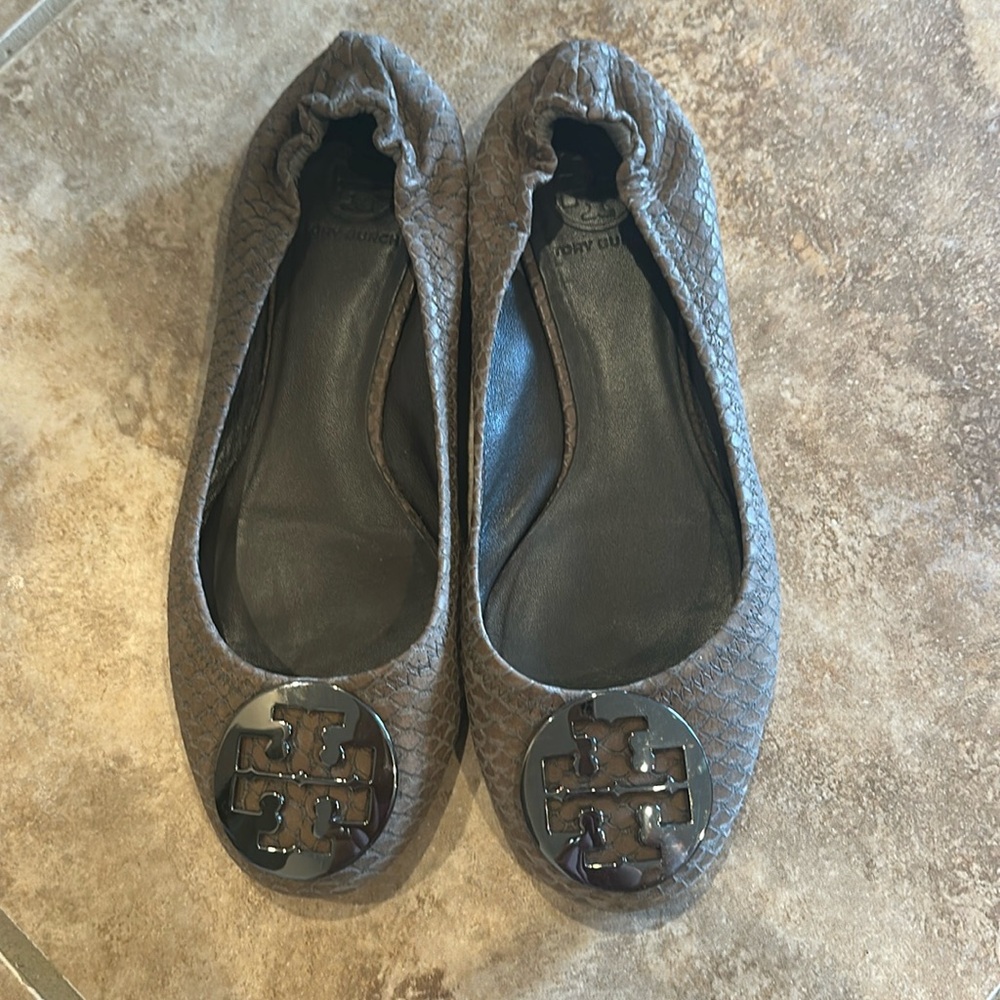 Tory Burch Rava Ballet flat snakeskin